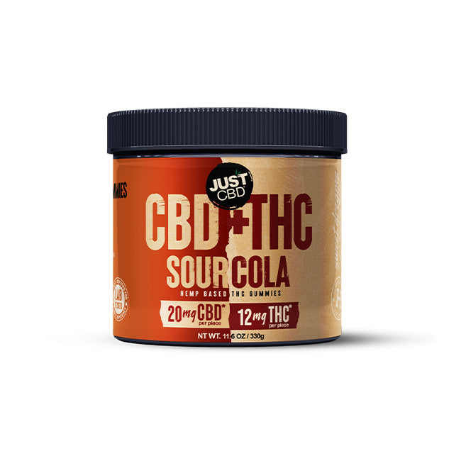 CBD + THC Sour Cola Gummies