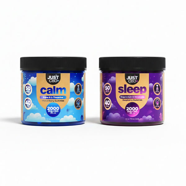 Day and Night Bundle | Calm + Sleep Gummies – Just CBD Store