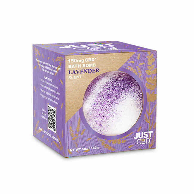 Lavender | CBD Bath Bomb by JustCBD