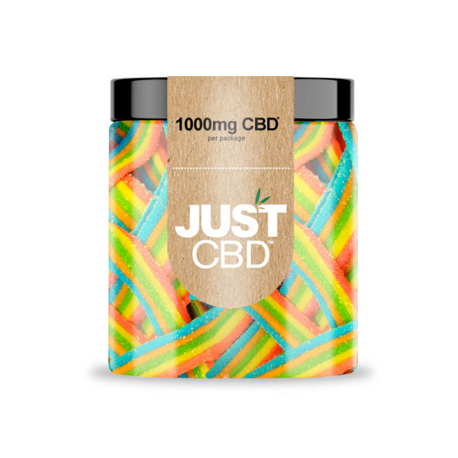 CBD Gummies 1000 mg rainbow ribbons