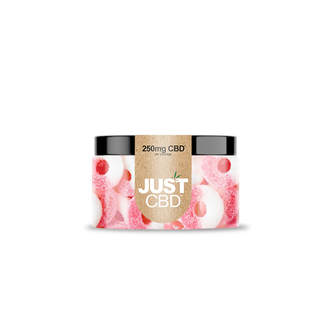 CBD Gummies 250mg watermelon rings