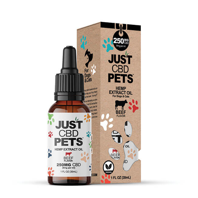 CBD Oil For Dogs – Beef Flavored 250mg