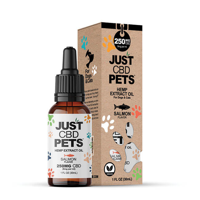 250mg pets hemp extract oil salmon cbd