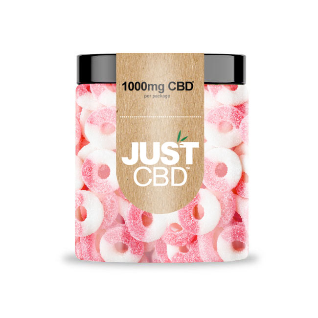 CBD Gummies 1000 mg Watermelon Rings