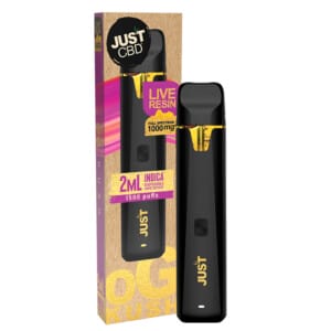 1000mg Live Resin CBD Disposables - JustCBDStore